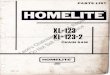 Homelite XL-123-2 Chainsaw IPL 24469-T (May 1973) · 2019. 11. 5. · 65842 64569-3 63671 85061 64618 64904-1 65842 64569-3 63671 KET & DRUM-SeeN0te & HUB—optional (splinec KET-3/8