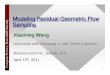 Modeling Residual-Geometric Flow Sampling Xiaoming Wangirl.cs.tamu.edu/people/xiaoming/papers/infocom2011-ppt.pdf · th, 2011, 2011. Computer Science, Texas A&M University. 2 Agenda