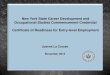 New York State Career Development and Occupational Studies … · 2014. 11. 10. · New York State Career Development and Occupational Studies Commencement Credential Certificate