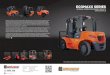 INTERNAL COMBUSTION ENGINE FORKLIFTS 8,000-22,000 LB...CUMMINS QSB 4.5 C110 ENGINE FD 70-80-100 Diesel Classiﬁcation EPA Approved Rated Hp 110hp/2200rpm Max Torque 360ft-lb/1500rpm