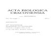 ACTA BIOLOGICA CRACOVIENSIACytoembryology of flowering plants; anther and pollen development (structural and molecular aspects) MARTA DOLEŻAL. Academy of Physical Education, Chair