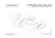 HX30/32/35/40 - VWEnthusiast · 2004. 11. 10. · Holset turbochargers can be remanufactured using recovered parts.Where it is necessary to dispose of components or whole turbochargers,