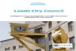 Leeds City Council - ENGIE...ENGIE offered preciseley the solution Leeds City Council was looking for, with an approach that combined effective purchasing strategies to reduce energy