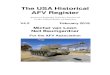 The USA Historical AFV Register USA Historical AFV... · 2018. 2. 13. · T95 Medium Tank USA std RN 9B2030 Type 69 CHN/IRQ std XM247 Sergeant York USA std XM800W ARSV? 16USA std