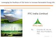 PTC India Limited · 2020. 5. 1. · Image courtesy: Shutterstock PTC India Limited 5-March-2020 1 By : Chandra M. Verma Astt. Vice President, PTC Leveraging the Rooftops of C&I Sector