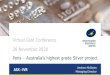 Virtual Gold Conference INVESTIGATOR RESOURCES LIMITED 26 ... · INVESTIGATOR RESOURCES LIMITED Virtual Gold Conference 26 November 2020 Andrew McIlwain Managing Director Paris –Australia’s