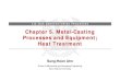 Chapter 5 MetalChapter 5. Metal-Casting Processes and … · 2018. 1. 30. · 2 Casting Casting is a manufacturing process by which a molten material such as metal or plastic is introduced