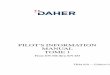 PILOT S INFORMATION MANUAL TOME 1 - DAHER-SOCATA...TBM PILOT S OPERATING HANDBOOK 850 SECTION 1 GENERAL Page 1.3.4 Rev. 0 CABIN AND ENTRY DIMENSIONS Maximum cabin width : 3 11.64 (1.21