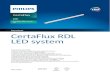 Datasheet CertaFlux RDL LED system · 2020. 5. 14. · CRI 80 Photobiological safety RG1 unlimited Measurement precision for flux +/- 5%, for efficacy +/- 6%., for x, y +/- 0.005,