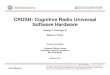 CRUSH: Cognitive Radio Universal Sft H dSoftware Hardware...Universal Software Radio PeripheralUniversal Software Radio Peripheral • Designed by Ettus Research • Utilizes Xilinx