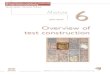USU OpenCourseWare - Overview of test constructionocw.usu.ac.id/course/download/1270000027-psikometri/psk... · Module 6 Overview of test construction Content 1 1. Assessment needs