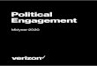 1 Verizon Political Engagement June 30, 2020 · 2020. 10. 15. · 1 Verizon Political Engagement – January 1 – June 30, 2020 A Message from Craig Silliman Verizon is affected