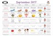 September 2017...©2017 Super Duper® Publications Answer Key: August 28) things you wear when it’s cold 29) things that fly 30) senses 31) things that swim September 1) things you