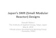 Japan’s SMR (Small Modular Reactor) Designs · 2016. 2. 18. · Japan’s SMR (Small Modular Reactor) Designs. Kazuaki Matsui. The Institute of Applied Energy, Tokyo, Japan. May