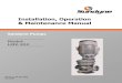 Installation, Operation & Maintenance Manual · 2018. 4. 6. · SA-07-11-30, Rev Orig i Jun 2009 Installation, Operation & Maintenance Manual Sundyne Pumps Model: LMV-322 SA-07-11-30,