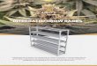 INTEGRATED GROW RACKS - Agrify Product Datasheets and... · 2020. 12. 30. · Material Aluminum Alloy T6061 Basin 95.87” L X 21.94” W X 2” Depth Model O (TL) 246PPF, 96W Each