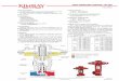 HIGH PRESSURE CONTROL VALVES - Kimray · 2020. 11. 12. · E1:70.1 Issued 6/14 Current Revision: Change Motor valve to Control valve HIGH PRESSURE CONTROL VALVES GAS CAPACITY CHART