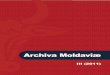 Archiva Moldaviæ - WordPress.com · 2013. 12. 23. · Editura Academiei Române, 2009, 613 p. (Adrian Neculau) 429 Simon Geissbühler, Cimitire evreieşti din Bucovina. Un album