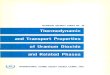 i of Uranium Dioxide and Related Phases · 2011. 8. 9. · technical reports series no. 39 thermodynamic and transport properties of uranium dioxide and related phases report of the