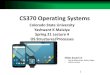 CS370 Operating Systemscs370/Spring21/lectures/3...Process Management System Calls •UNIX fork –system call to create a copy of the current process, and start it running –No arguments!