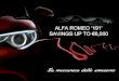 ALFA ROMEO ‘191’€¦ · Giulietta 1.4 Turbo 120hp Super Petrol Manual 120 164 570 ½ ½ ½ Giulietta 1.6 JTD 120hp Super Diesel Manual 120 122 270 ½ ½ ½ Giulietta 1.6 JTD