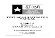 TEST ADMINISTRATOR MANUAL - Texas Education Agency · 2019. 8. 16. · Grade 8 Science Cluster 1 . Reporting Category 4 ; Organisms and Environments: The student will demonstrate