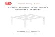 Atlantis Aluminum 10’x13’ Pergola Assembly Manual · F1 to build the cross beam (F&F1). Connect the cross beam (E&E1) and (F&F1) with the main beam 1 and 2. Attention: Always