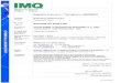 48SO00022 - FOUR-EMME - CAMINI EN 14241-1 TRISO 188:2011 Rubber, vulcanized or thermoplastic – Accelerated ageing and heat resistance tests. ISO 37:2011 Rubber, vulcanized or thermoplastic
