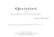 for French Horn and String Quartet - New Music USAlibrary.newmusicusa.org/files/13746/Horn5tet.pdfFrench Horn and String Quartet Allen Brings The following scale of dynamic levels