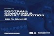 MASTER IN FOOTBALL COACHING & SPORT DIRECTION · 2020. 12. 9. · Escela Uniersitaria Real Mari Uniersia Eroea 3 1 • The Master in Football Coaching & Sport Direction 100% online