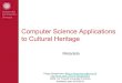 Computer Science Applications to Cultural Heritagebergamasco/teachingfiles/csa2ch2018/8... · 2019. 11. 11. · interoperable online metadata standards. • Their work started in
