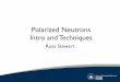 Polarized Neutrons Intro and Techniques - 16th Oxford School on Neutron … · 2020. 6. 5. · History of Polarized Neutrons 1972"Invention of neutron spin echo (IN11, ILL) " Mezei