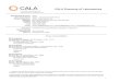 CALA Directory of Laboratories · 2021. 3. 2. · Membership Number: 3775 CALA Directory of Laboratories Laboratory Name: AGAT Laboratories (Edmonton) Parent Institution: AGAT Laboratories