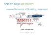Semantics of Modelling Languagesmsdl.cs.mcgill.ca/people/hv/teaching/MSBDesign/201516/... · 2016. 8. 18. · Semantics of Modelling Languages Graph Grammars to Specify Model Transformations