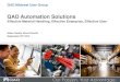 QAD Automation Solutions - Midwest User Group...Effective Material Handling, Effective Enterprise, Effective User Adam Kacala, Brent Shooltz ... Material Handling (Serialization) 3