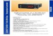 emperature Controller - TDE Instruments...ESM-3712-HCN 77x35 DIN Size T emperature Controller Instruction Manual. ENG ESM-3712-HCN 01 V03 10/19 - 4 Digits Display - NTC Input or PTC