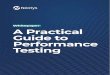 Whitepaper A Practical Guide to Performance Testing · 2020. 10. 8. · A Practical Guide to Perfomance Testing Neotys 3 Chapter 1: Introduction to Performance Testing Applications
