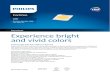 Datasheet Experience bright - Philips · 2020. 12. 10. · 80% I-nom 600mA Tc-nom 85 °C 2687 135 Tc-max 95 °C 2645 133 Tc 25 °C 3583 135 I-nom 750mA Tc-nom 85 °C 3270 129 Tc-max