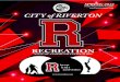 CITY of RIVERTON - R' RecreationSPRING RECREATION What’s Inside 2018 Spring ‘R’ Recreation Brochure January - May, 2018 TABLE OF CONTENTS Kidz Korner 2-3 Youth Sports 3-5 Rustler