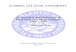 FLORIDA ATLANTIC UNIVERSITYiea.fau.edu/inst/adstu.pdf · 2000. 1. 21. · FLORIDA ATLANTIC UNIVERSITY Institutional Effectiveness and Analysis July 1999 Progression and Outcomes of