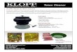 KLOPP: Model TC (Token Cleaner)...The KLOPP: Model TC (Token Cleaner) is a large tabletop vibratory bowl that is ideal for cleaning and polish ing tokens and/or coins. Just add the