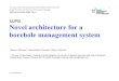 Novel architecture for a borehole management system - SUPSIMarcus Hoffmann*, Massimiliano Cannata*, Milan Antonovic* * Division of Geomatics, Institute of Earth Science, University