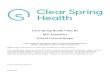 Clear Spring Health Value Rx 2021 Formulary (List of ......“plan” or “our plan,” it means Clear Spring Health Value Rx. This document includes list of the drugs (formulary)