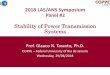 2018 LAS/ANS Symposium Panel #2 · 2019. 1. 28. · 2018 LAS/ANS Symposium Panel #2 Stability of Power Transmission Systems Prof. Glauco N. Taranto, Ph.D. COPPE –Federal University