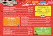 dff34332-2da0-476d-87dd-6fc636749914 art 1-1lapatronatumwater.com/pdf/LUNCH.pdf · 2020. 11. 28. · Lunch menu Two enchiladas filled with a blend of shredded chicken, spinach, corn