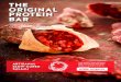 THE ORIGINAL PROTEIN BARolli.us.com/pdf/chubs-ss.pdf · 2018. 10. 3. · protein bar artisanal slow-cured salami the most traditional way to enjoy salami: peel it, slice it, eat it