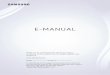 E - M A N U A L - inquirecontent1.ingrammicro.comE - M A N U A L Thank you for purchasing this Samsung product. To receive more complete service, please register your product at Model