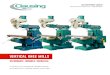 VERTICAL KNEE MILLS - Clausing Industrial · 2020. 7. 17. · 4 Vertical Knee Mills Product Catalog ELECTRONIC VARIABLE SPEED VERTICAL MILLS • Quick and accurate rpm setting •