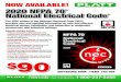 The 2020 edition of the National Electrical Code (NEC ... · The 2020 edition of the National Electrical Code (NEC), provides new and updated information on safe and effective electrical