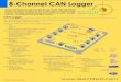8-Channel CAN LoggerPC Based Logger Software. Included (no extra costs) Windows 7 / 8 / 10 Multiple Loggers simultaneously Upload recorded data • ASC Export (CANalyzer) • CSV Export